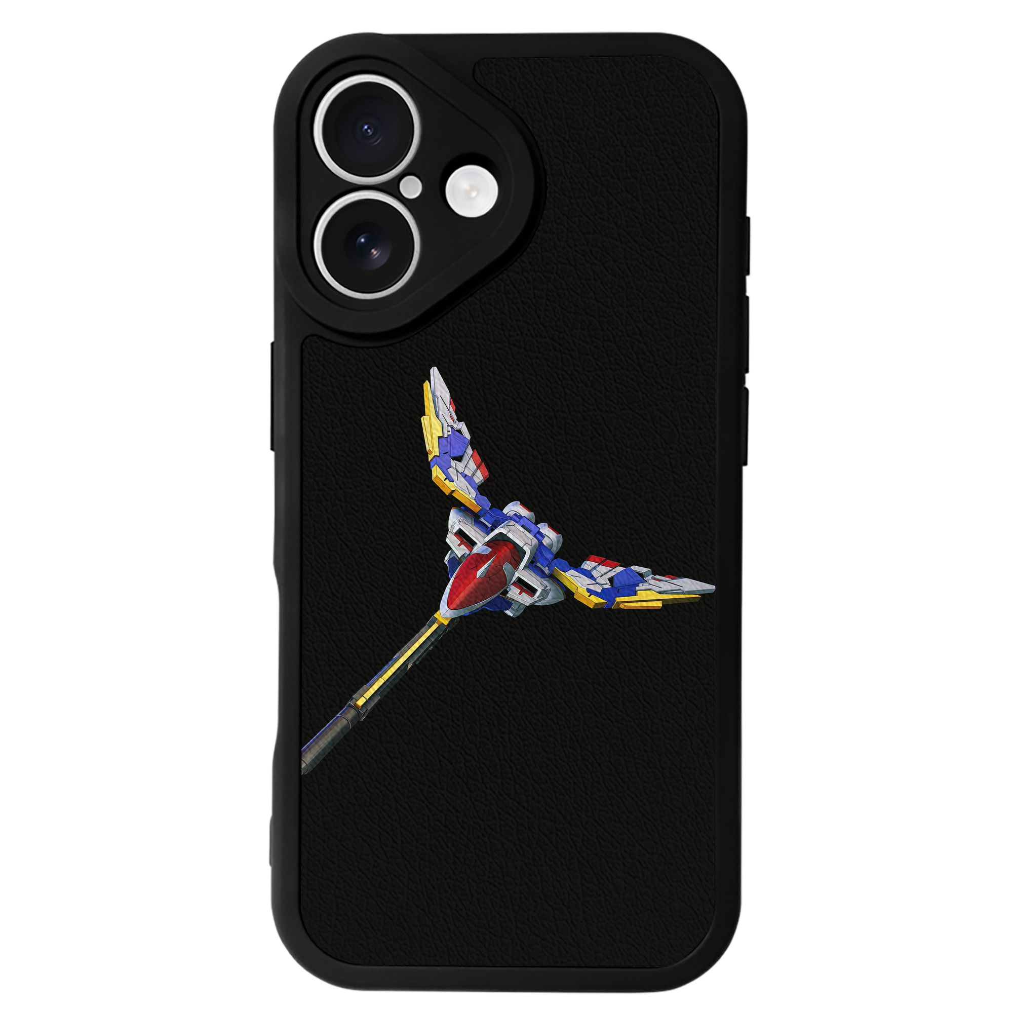（画像用） 機動戦士ガンダム Mobile Suit Gundam 【iPhone 16シリーズ対応】シリコンスマホケース（レザー調） 材質：シリコン